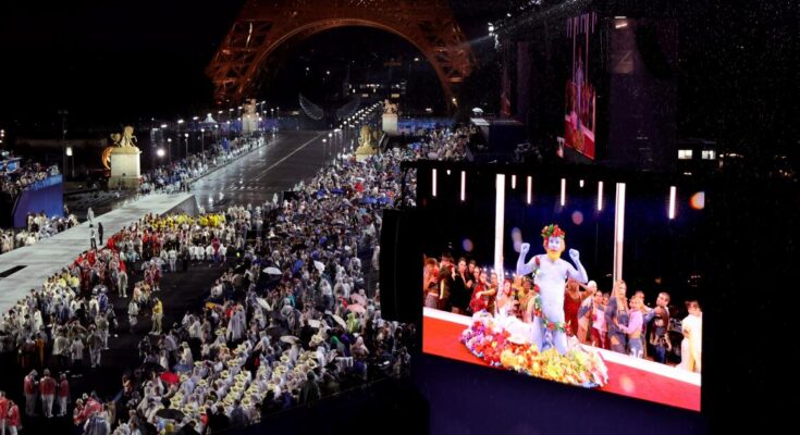 Conservatives are in an uproar over the party scene at the Olympics opening ceremony